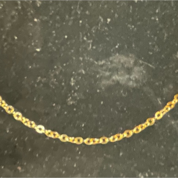 Delicate 14K Yellow Gold Filled Rollo  Link Chain - Picture 2 of 6
